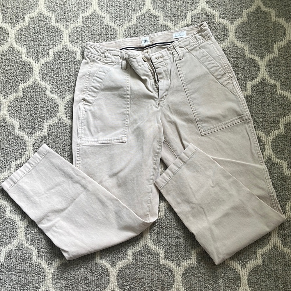 Gap girlfriend crop jeans
